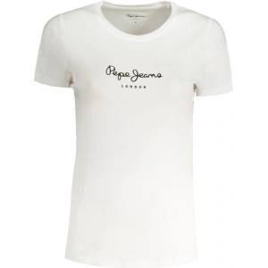 PEPE JEANS Дамска тениска с къс ръкав pepe jeans, Цвят Бяло (pl505202newvirginia_bi800)