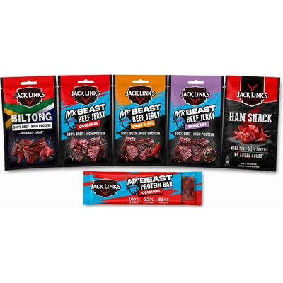 Jack Link's Big Mix Ham & Bar & Jerky & Biltong 335 g