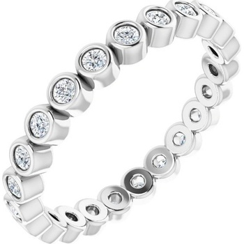 Blink-Blink Výročný diamantový ETERNITY prsteň 1376BDZS