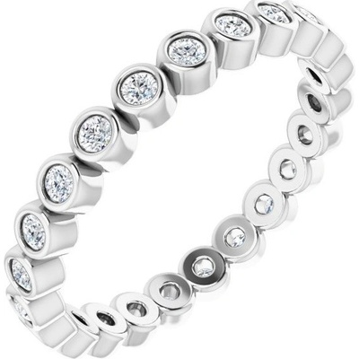 Blink-Blink Výročný diamantový ETERNITY prsteň 1376BDZS