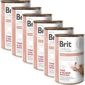 Brit Брит Ветеринарни Диети GF куче Ренал 6 x 400 г