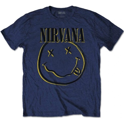 Nirvana Inverse Smiley Modrá