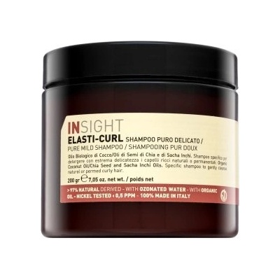 Insight Elasti-Curl Pure Mild Shampoo čistiaci balzám pre vlnité a kučeravé vlasy 200 g