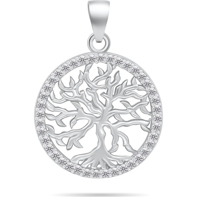 Brilio Silver stříbrný přívěsek Strom života se zirkony PT133W