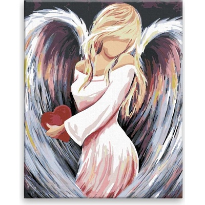 Maľovanie podľa čísel Anjel lásky
