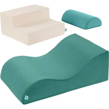 B. Toys Комплект от модулни форми от пяна B. Toys - Зелено-бял (BTBX2455)