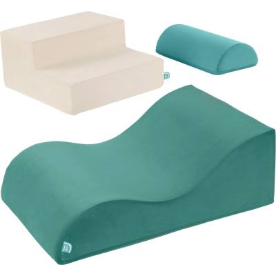 B. Toys Комплект от модулни форми от пяна B. Toys - Зелено-бял (BTBX2455)