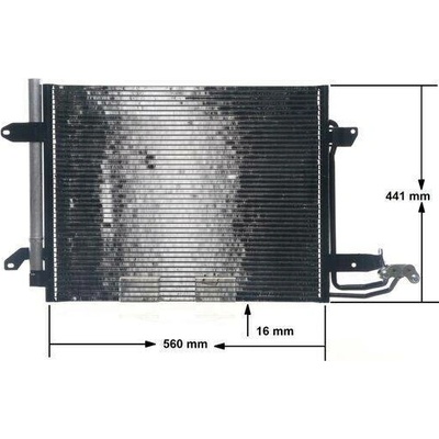Kondenzátor, klimatizace MAHLE AC 325 000S (AC325000S)