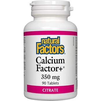 Natural Factors Calcium Factor+, 350 mg, 90 таблетки, Natural Factors (1611 NF)