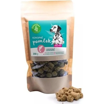 Zelená Země Konopné pamlsky pre psov príchuť losos 200 g