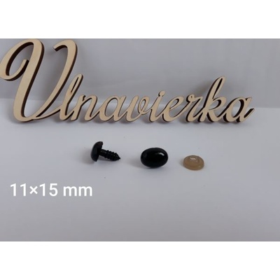Ovalne Oči, Nufak 11*15 Čierne