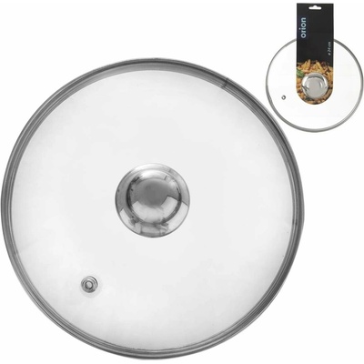 Orion pokrievka sklenená nerez úchyt 24cm