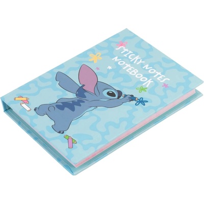 CurePink Kreativní blok v kroužkové vazbě Disney|Lilo & Stitch Stitch a Angel 28 x 25 x 2 cm