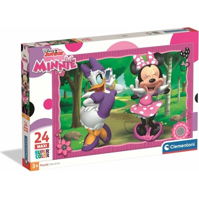 Clementoni Minnie a Daisy na prechádzke MAXI 24 dielov