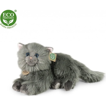 Eco-Friendly perská kočka šedá ležící 30 cm