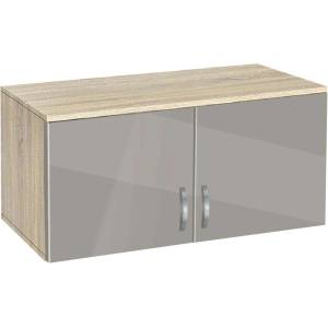 Bogdan Furniture G Надстройка за гардероб Мебели Богдан, модел BM-Ava 2, ГБ сонома и сиво гланц
