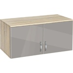 Bogdan Furniture G Надстройка за гардероб Мебели Богдан, модел BM-Ava 2, ГБ сонома и сиво гланц