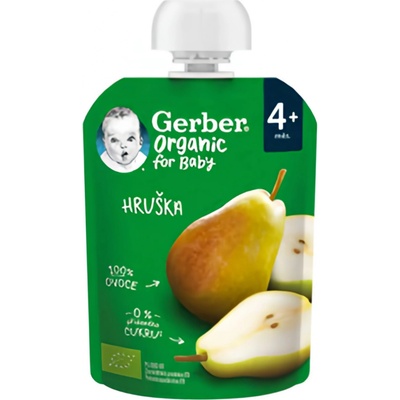 Nestlé Organic kapsička hruška 90 g