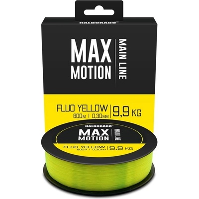 Haldorádó MAX MOTION Fluo Yellow 800 m 0,30 mm 9,9 kg