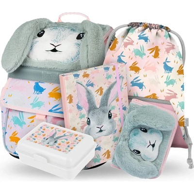 BAAGL SET 5 Zippy Bunny II sivá