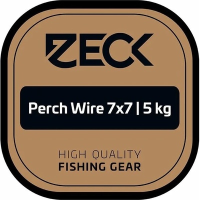 Zeck Vazatelné ocelové lanko 7x7 Steel Wire 5m 0,54mm 24kg