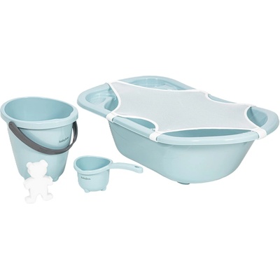 BabyJem Бебешки комплект за баня BabyJem - 5 части, Soft Blue (439)
