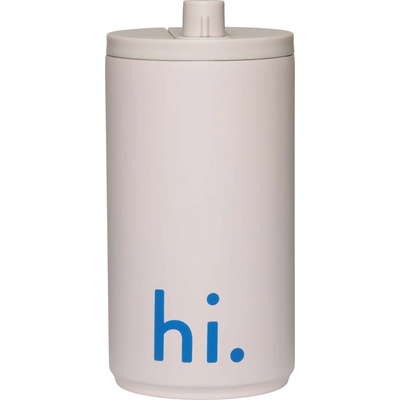 Design Letters Cestovní hrnek Hi 350 ml béžový