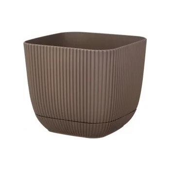 Image 1 of HORECANO - Квадратна саксия №4 - 19.3x19.3xh17cm 4L ТЕРА (G-384-T) (0126302)