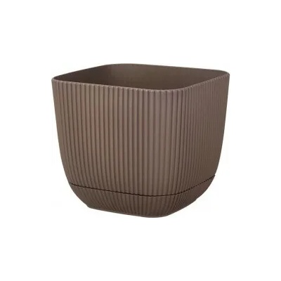 HORECANO - Квадратна саксия №4 - 19.3x19.3xh17cm 4L ТЕРА (G-384-T) (0126302)