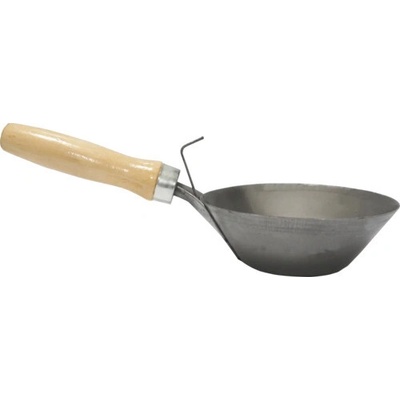 TOPTRADE naberačka s rukoväťou, oceľová, priemer 210 mm