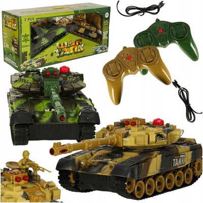 KIK Sada bojujících tanků 2 x RTR set 1:24