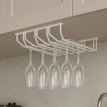 Wireli Štvorradový držiak na poháre / Biela