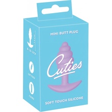 Cuties Mini Butt Plug silikónový análny kolík fialový 2,8 cm