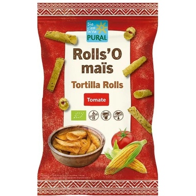 Pural Rolls'O Tortilly rajčatové BIO VEGAN BEZLEPEK 125 g