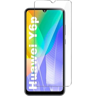 Huawei Стъклен скрийн протектор, 2.5D Hard Glass за Huawei Y6p, Прозрачен (2324)