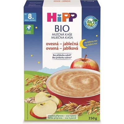 HiPP Bio mliečna dobrú noc ovseno jablková 250 g