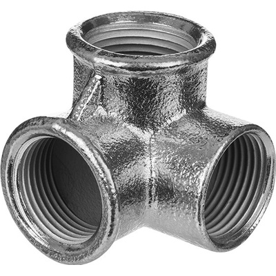 GEBO Platinum pozink koleno dvojité 90°- 1/2" FFF