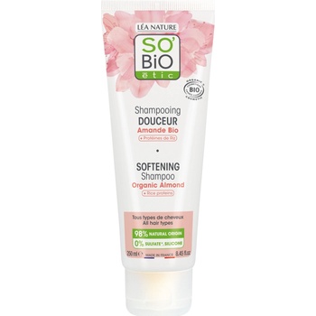 So´Bio šampon s mandlovým mlékem a rýžovým proteinem 250 ml