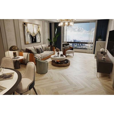 Barlinek Promo Dub salt herringbone 1WC000035 0.65 m²