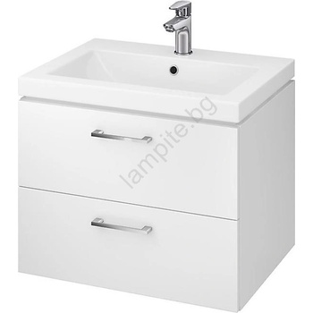 Cersanit S801-147-DSM - Стенен шкаф за баня с мивка LARA 60 см бял (CS0132)