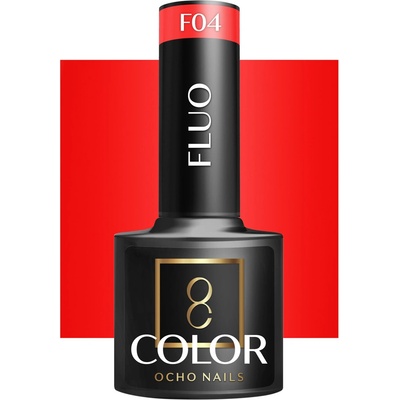 Ocho Nails lak na nechty fluo F04 5 g