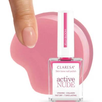 Claresa Active Nude Jelly Bloom klasický lak na nechty 9,5 ml