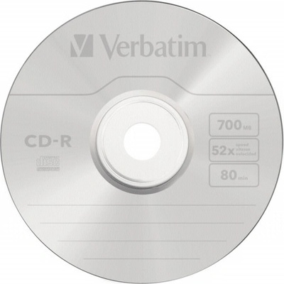 Verbatim CD-R 700MB 52x, Super AZO, spindle, 50ks (43343) – Zbozi.Blesk.cz