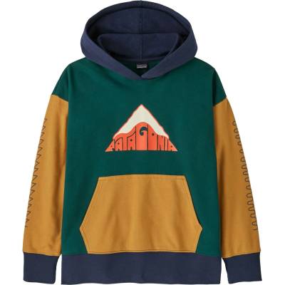 Patagonia Детски суичър Patagonia Kid's Hoody Sweatshirt Hoodie - Driftways: Cascade Green - размер XL (704-4320-0415)