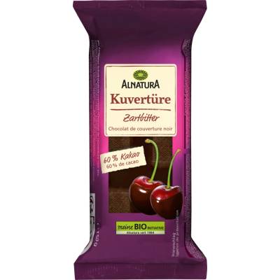 Alnatura Bio couverture hořká 150 g