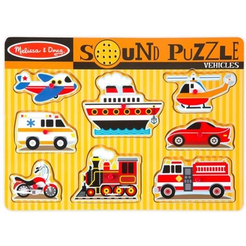 Melissa & Doug Puzzle Melissa & Doug Vehicles Sound 8pc (50206)