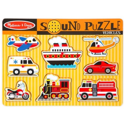 Melissa & Doug Puzzle Melissa & Doug Vehicles Sound 8pc (50206)