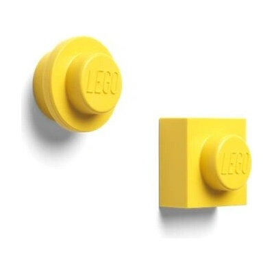 LEGO Magnetky, 2 rôzne tvary, LEGO, žlté