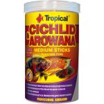 Tropical Cichlid Arowana Medium Sticks 250мл / 90г