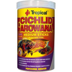 Tropical Cichlid Arowana Medium Sticks 250мл / 90г